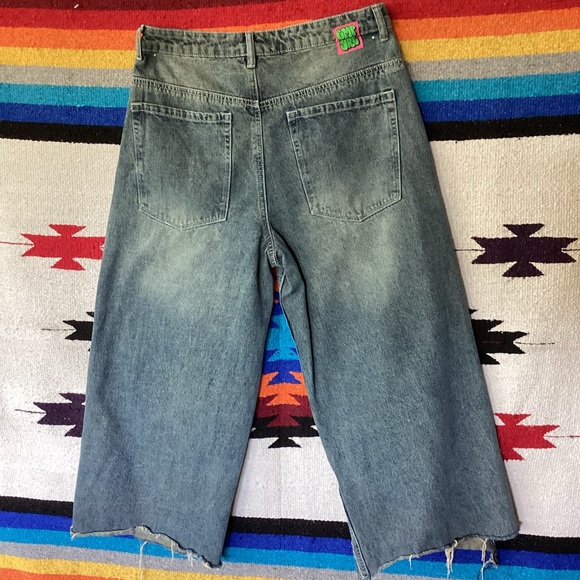 Vintage Empyre Cropped baggy jeans Wide leg 32 x 24 Y2K - Picture 14 of 15